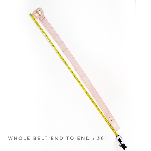 Escada Pink Leather Belt - Picture 8 of 11